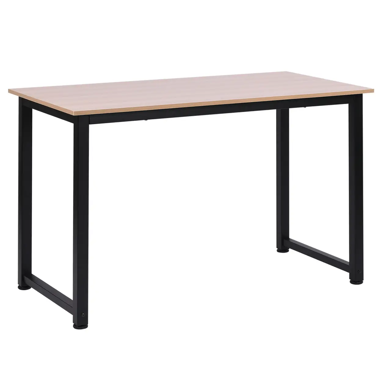 Homcom Desk Workspace Oak Effect/black | Desks & Filing Cabinets | Joybuy
