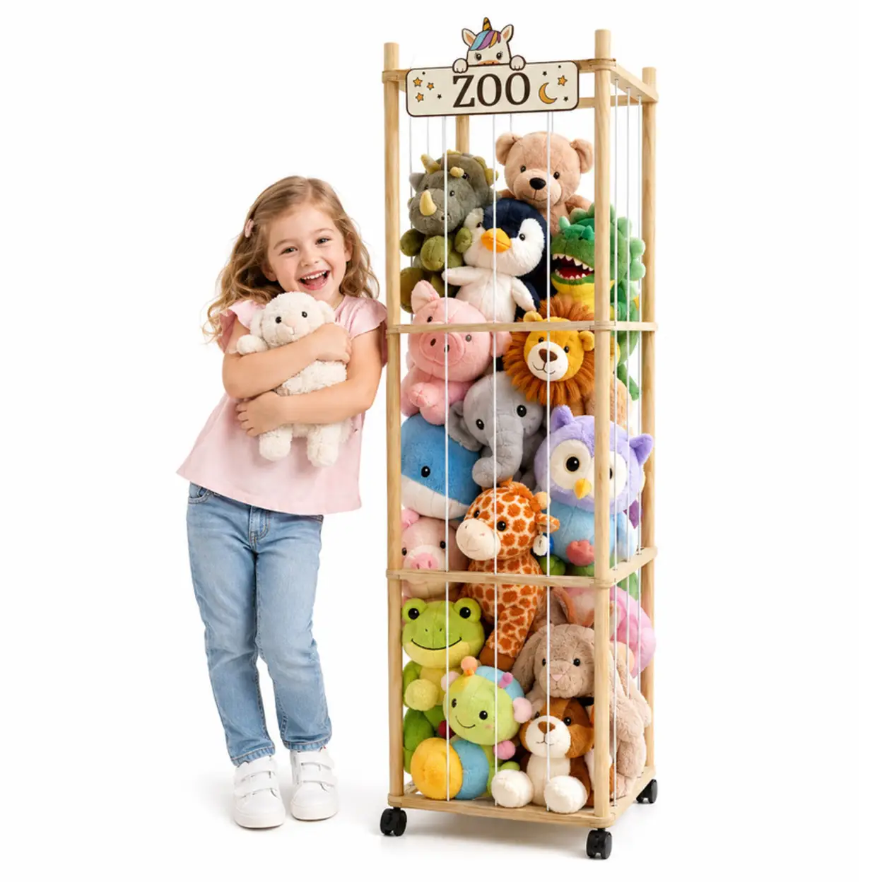 Spielzeug Aufbewahrungsregal | Organizer für Kinderspielzeug