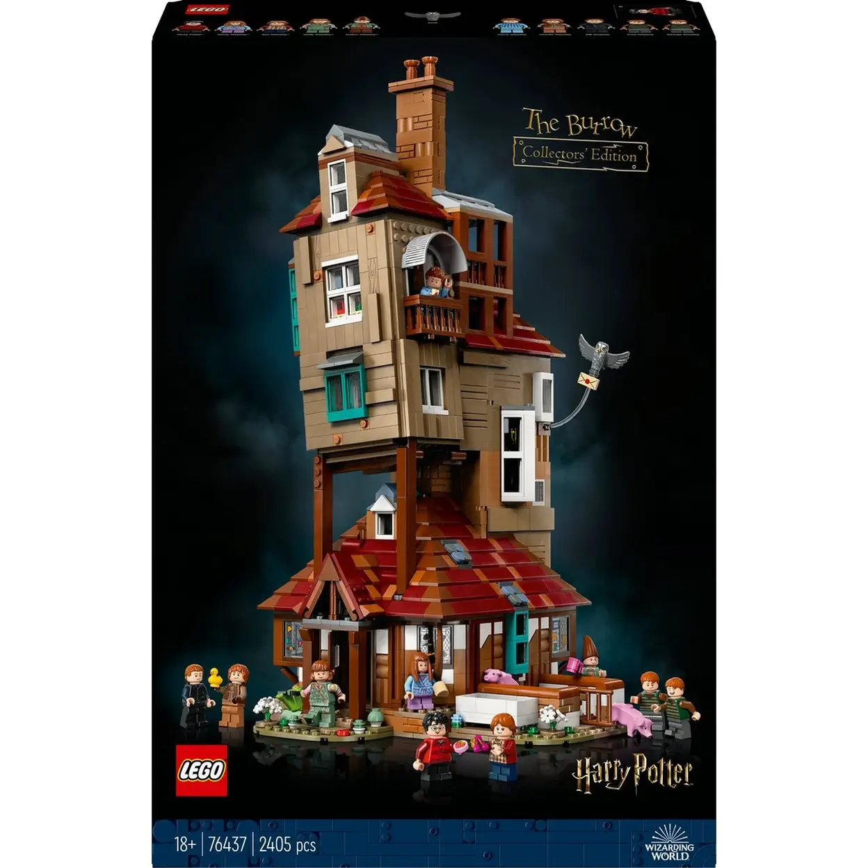 LEGO Harry Potter™ 76437 De Weasleys' Huis – Collectors' Edition | LEGO ...