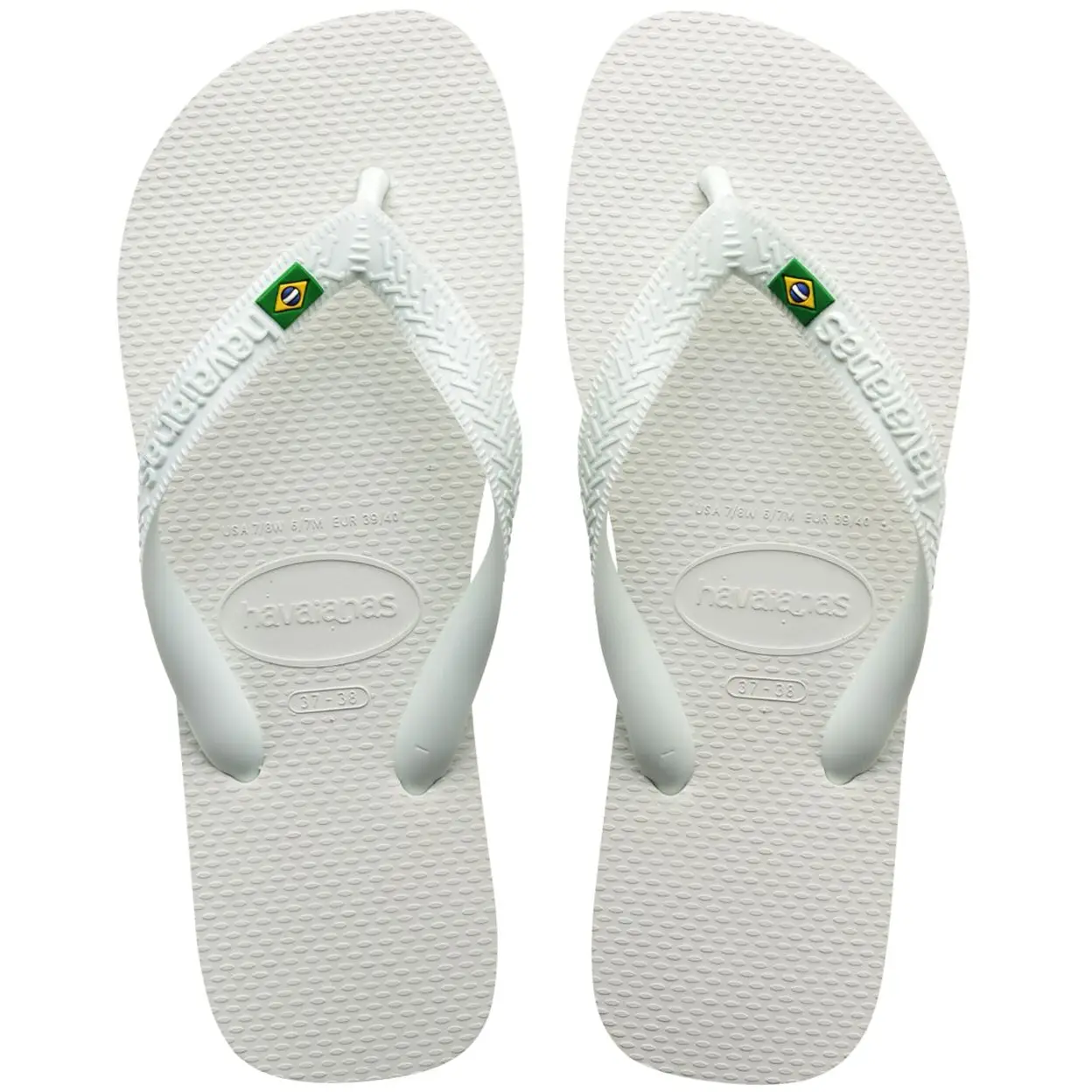 HAVAIANAS Brasil Tongs White