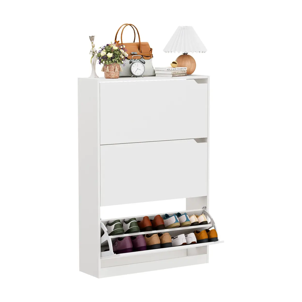 schuhschrank 100 cm breit 200cm hoch Forte Alice Springs 110, modern-minimalistisch, 3-türig, Flurschrank, Holzwerkstoff, Elegancia Eiche Holzdekor, 109,2 x 99,1 cm x 34,9 cm tief Küche, Haushalt & Wohnen Anzahl:200 Stück