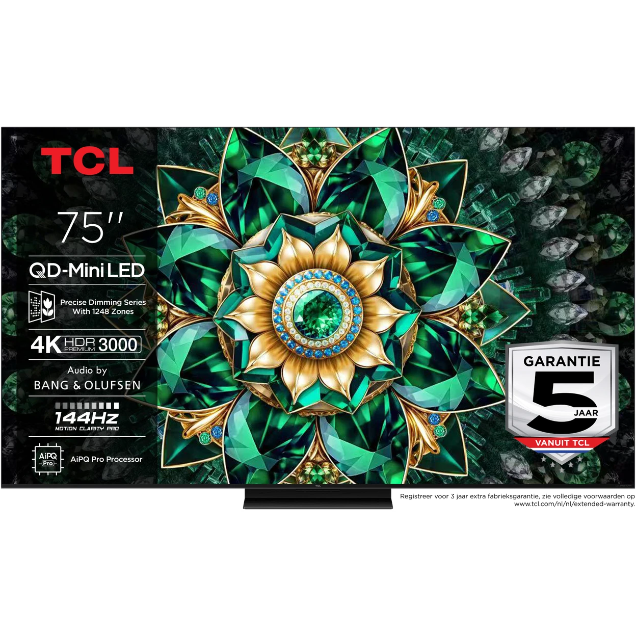 TCL 4K75インチ「75Q7C」 TCL 75Q7C – 75 inch – 4K Mini-LED – 144 Hz Smart TV 5 Jaar