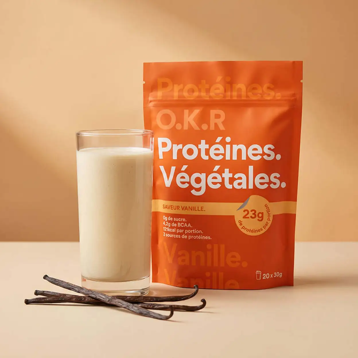OKR PROT SHOT FLUF VANILL 44G