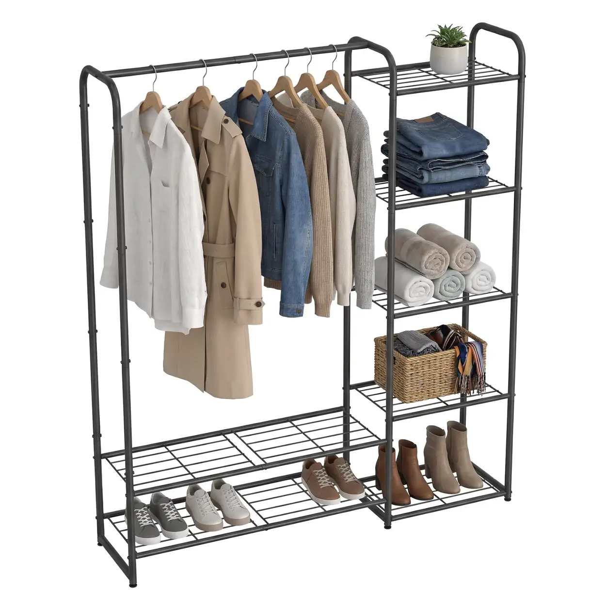 Offener Kleiderschrank Metall