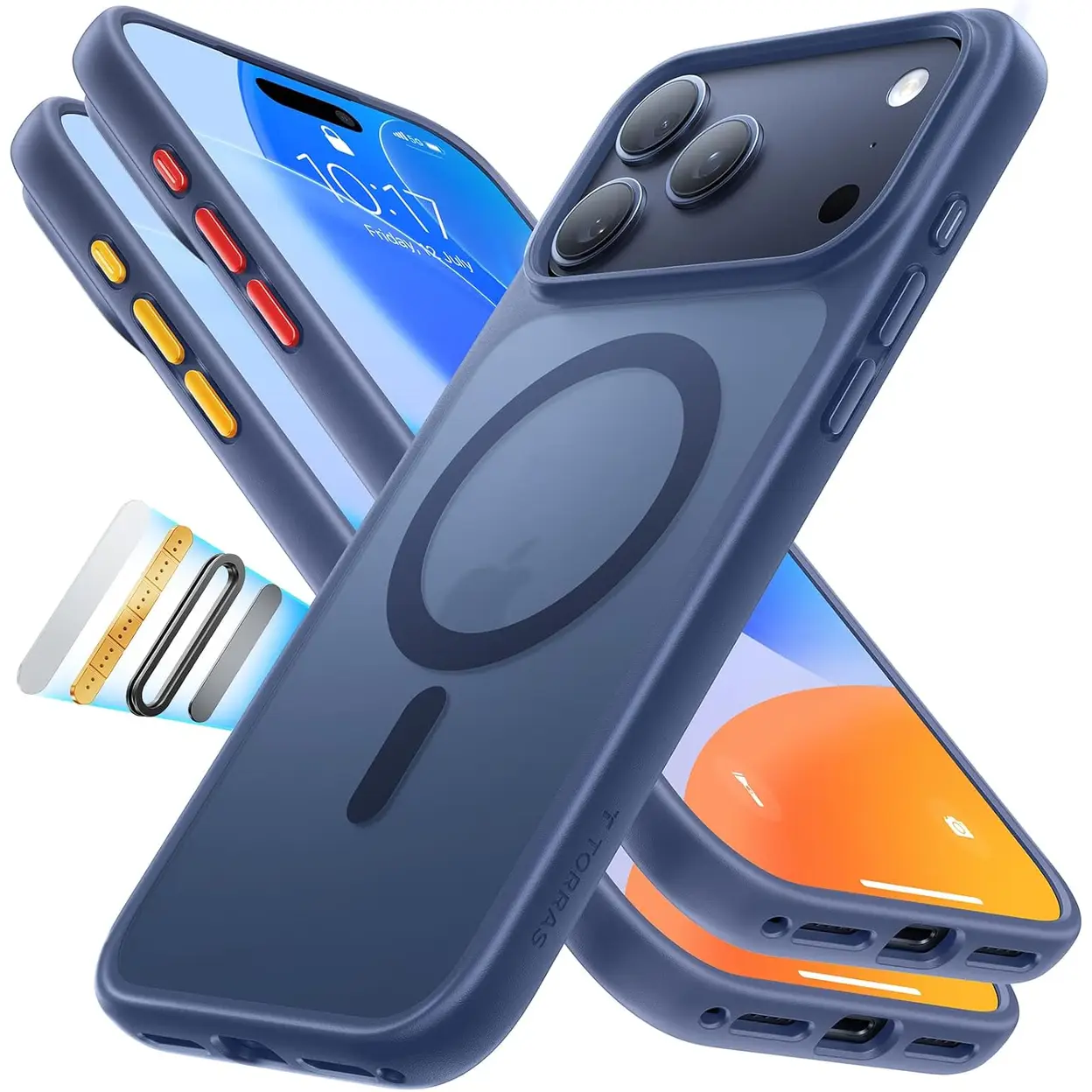 TORRAS Guardian-Magnetic Series iPhone 17 Pro Max Navy Blue