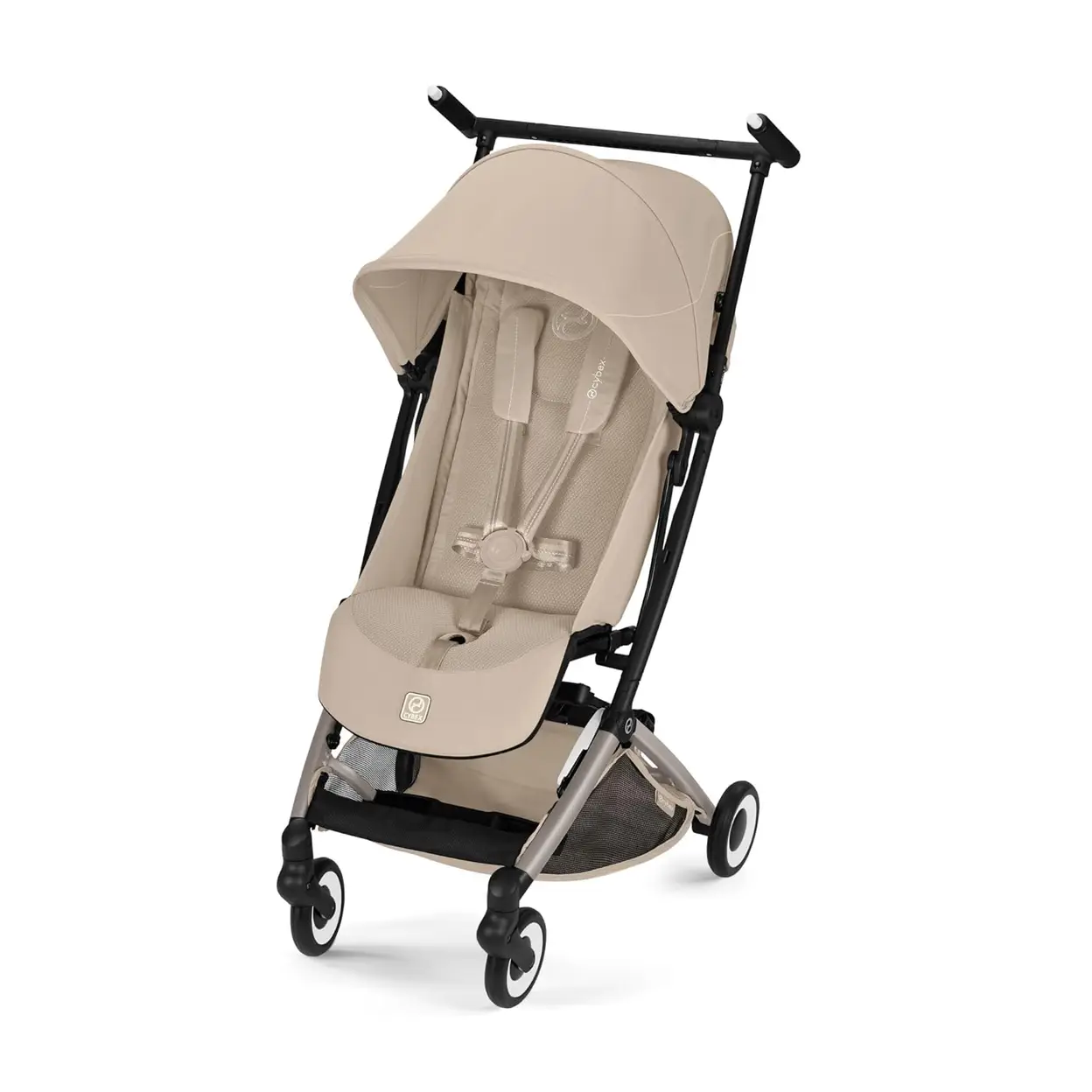 CYBEX Gold Kinderwagen LIBELLE mit handgepcktauglicher Gre, Von ca. 6  Monaten bis ca. 4 Jahre (max. 22 kg), Ultraleicht (nur 6 kg),  Einhand-Gurtsystem, Almond Beige | Kinderwagen | Joybuy