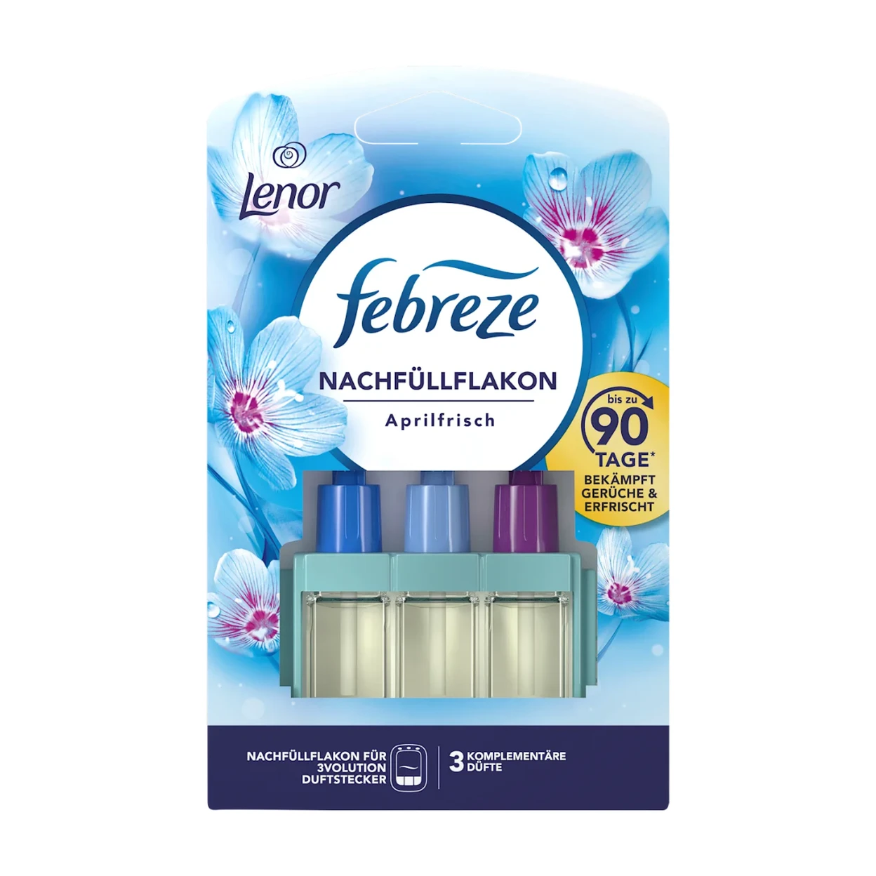 Febreze 3Volution Nachfüller für Steckdosen-Lufterfrischer Aprilfrische 20 ml | Nachfüllungen