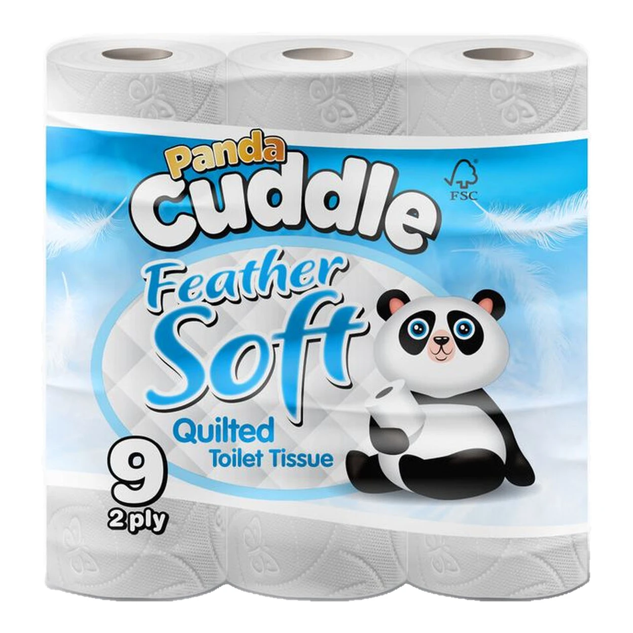 Cuddle Tissue Panda Cuddle Toilet Tissue, Classic, 2-Ply, 45 Rolls | Toilet Tissues ...
