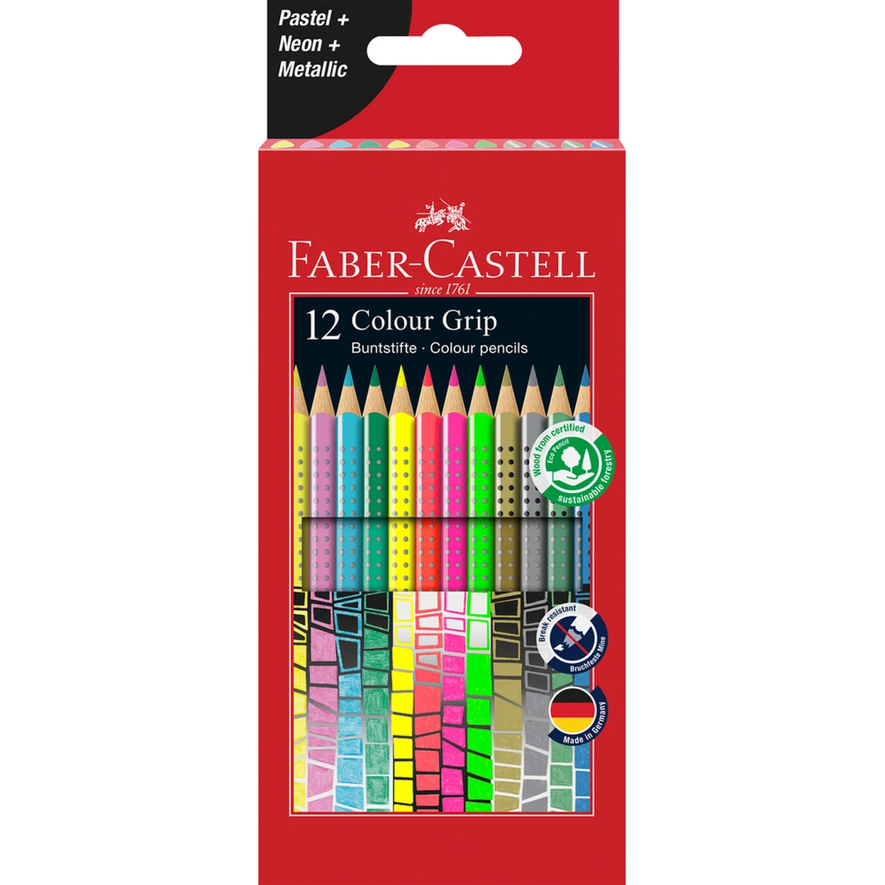 Faber-Castell Castell 119064 - Lot de 12 crayons à papier Castell 9000 Faber-Castell Castell 119064 - Lot de 12 crayons à papier Castell 9000