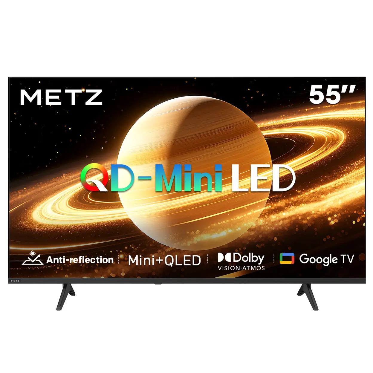 METZ 55MNH7000Z TV 55 Pouces 140 Cm QD MiniLED 2026 Google TV cran METZ 55MNH7000Z TV 55 Pouces 140 Cm QD MiniLED 2026 Google TV cran