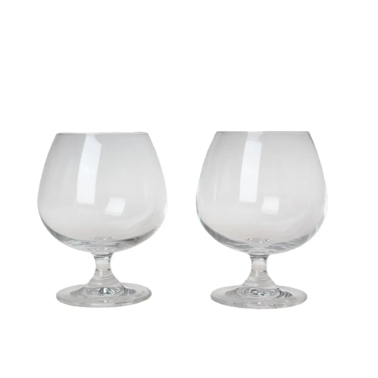 Oriental Essentials 2er-Set kurze Wein-Goblets, Weingläser mit großem Rand, 10,9 x 10,9 x 13,8 cm, 625 ml, für Weißwein, Wasser, Saft | Glaswaren