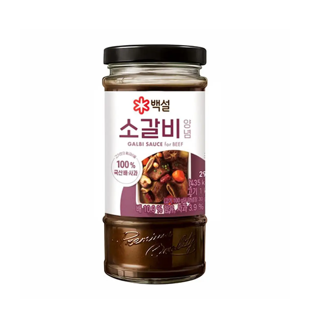 CJ BEKSUL Korean BBQ Kalbi Beef Rib Sauce CJ KR 290 g
