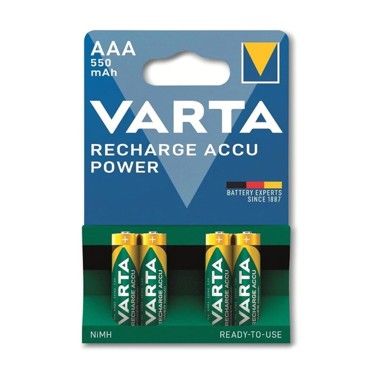 VOLTCRAFT HR03 Pile rechargeable LR3 (AAA) NiZn 900 mWh/550 mAh 1.6 V 4 pc(s