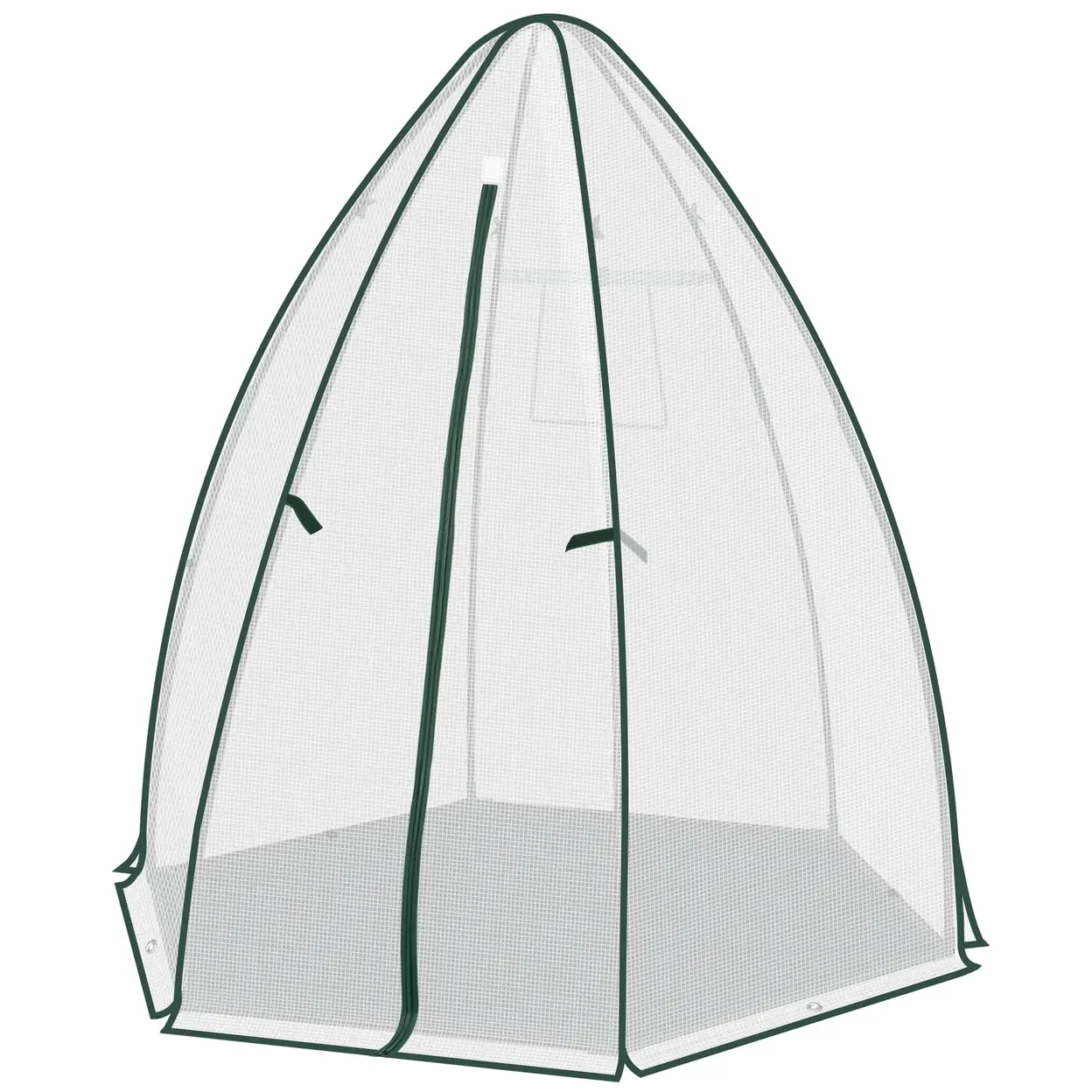 WOLTU Gewchshausfolie, PE Translucent Klteschutz fr  Tomatengewchshuser, Pflanzenschutz-Zelt, mit Reiverschlusstr /  PE-Bodenplane, 160x180 cm, Wei | Gartenhuser & Aufbewahrung | Joybuy