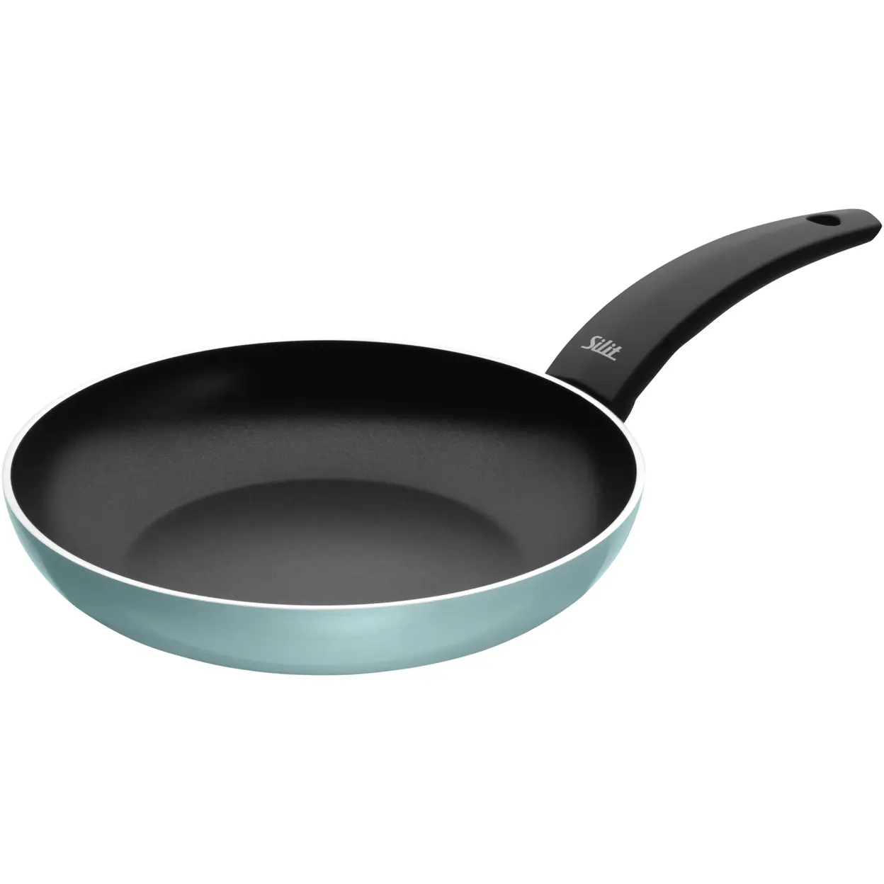 Silit Belluna Bratpfanne 24 cm Induktion, Aluminium beschichtet, Kunststoffgriff, für schonendes Braten, grün | Bratpfannen