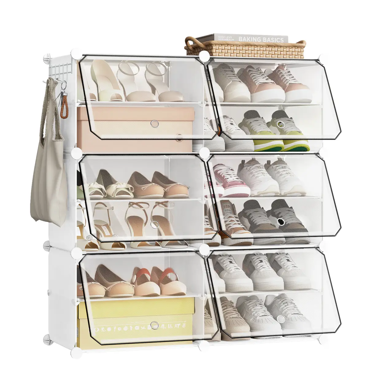 waschbeckenunterschrank bambus 80 cm Waschbeckenunterschrank Natur Bambus — SVITA main image 1