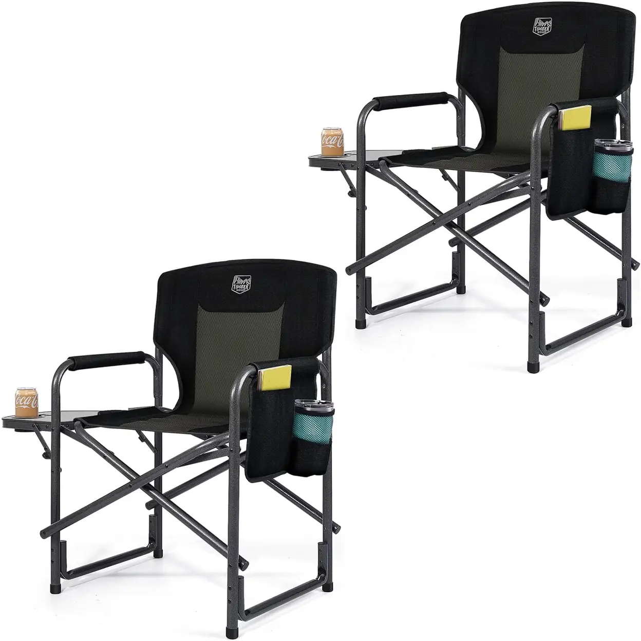 TIMBER RIDGE 95200XL Klappstuhl 87 x 63 x 47 cm, 2er-Pack | Campinggeräte