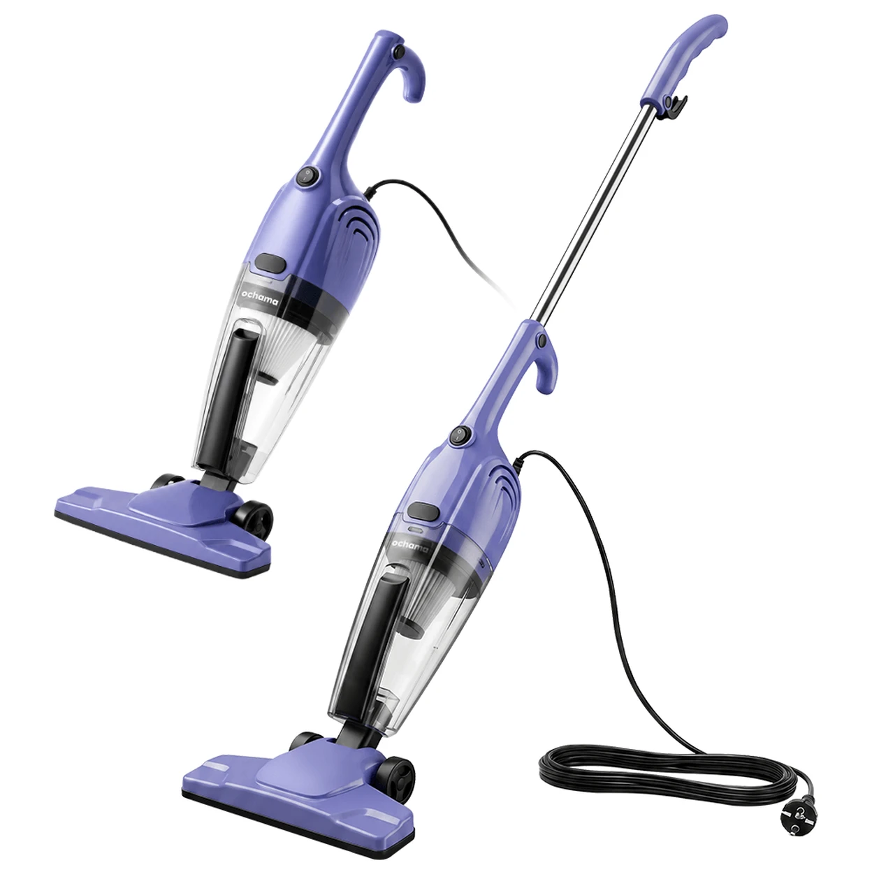 ochama Corded Vacuum Cleaner, 500W, 0.5L, Dual-Use Handheld