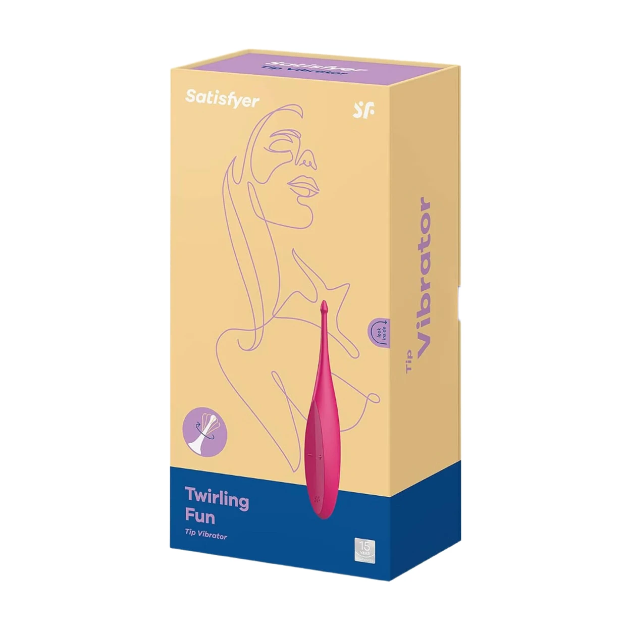 Satisfyer Twirling Fun Vibrator, wasserdicht (IPX7) Sexspielzeug,  hautfreundlicher Silikon, Stimulationskopf mit Power-Motor, ideal fr  Frauen und intime Stimulation, 12 Programme in Pin | Sexspielzeug und  Gerte | Joybuy