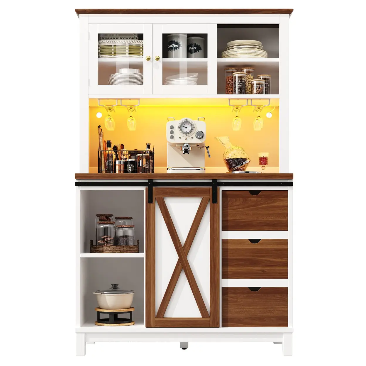 Esszimmerschrank modern weiss
