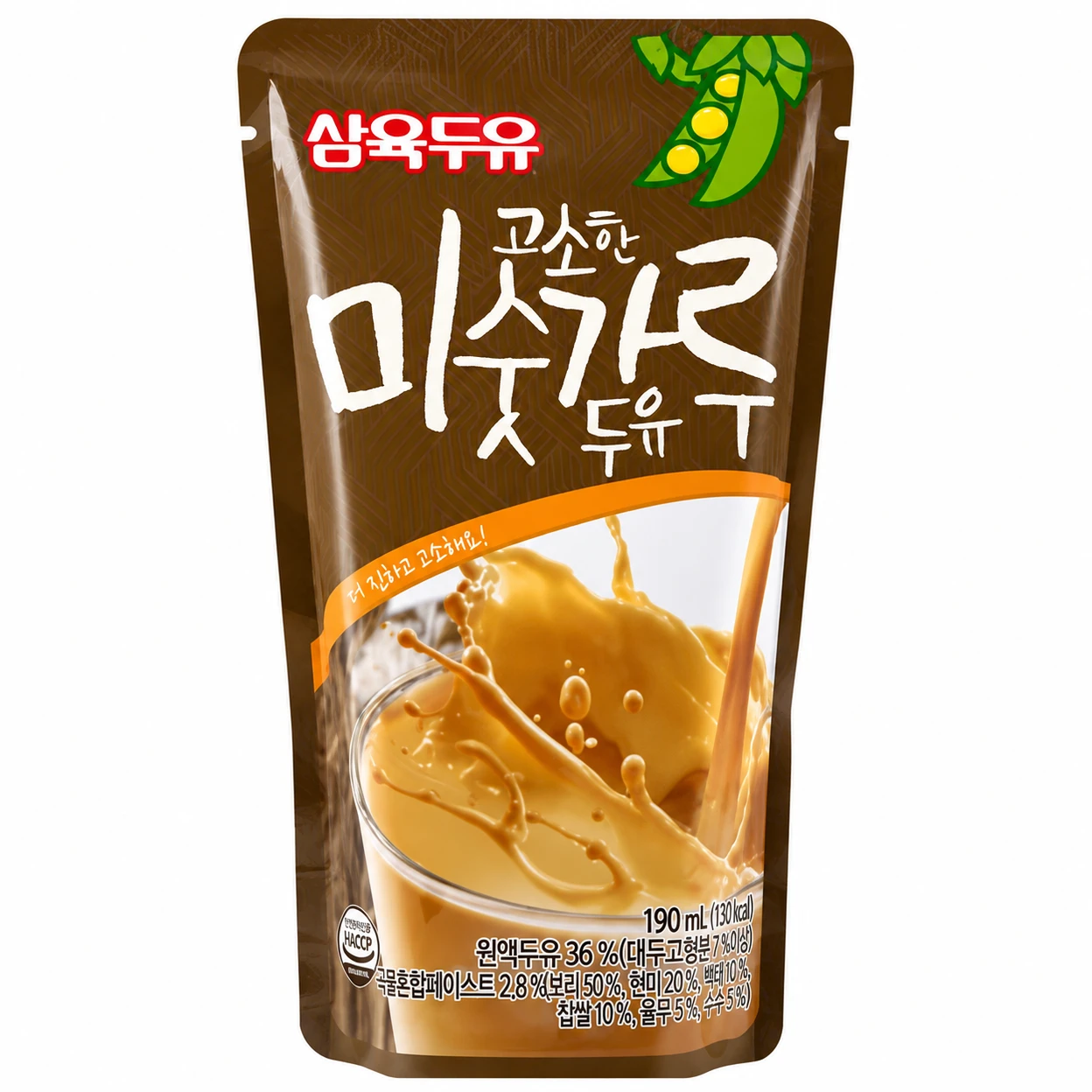SAHMYOOK Lait de soja à base de graines grillées 190 ml