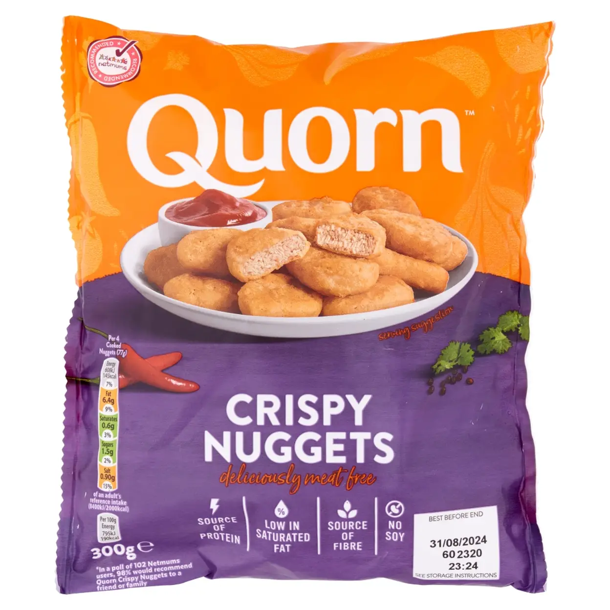 Quorn Crispy Nuggets 300g | Frozen Vegetarian & Vegan | Joybuy