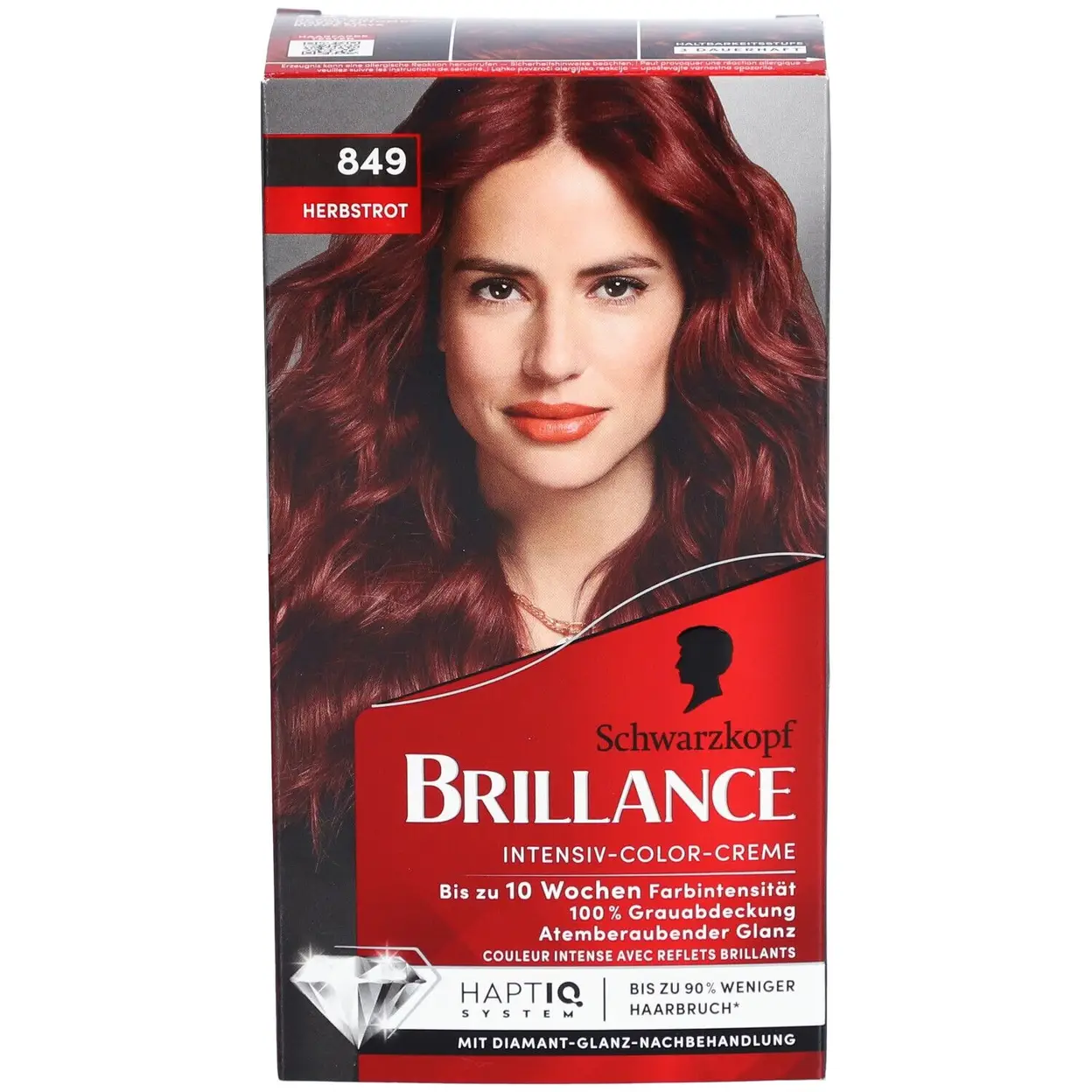 849 Color Code Schwarzkopf Brillance Intensive Color Cream 849 Autumn Red | Hair ...