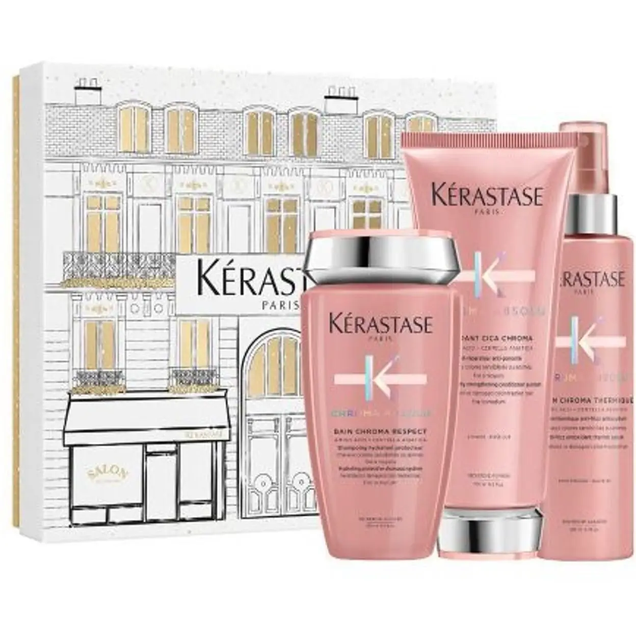 Kerastase Chroma Absolu Set Bain Chroma Respect 250ml Fondant Cica 