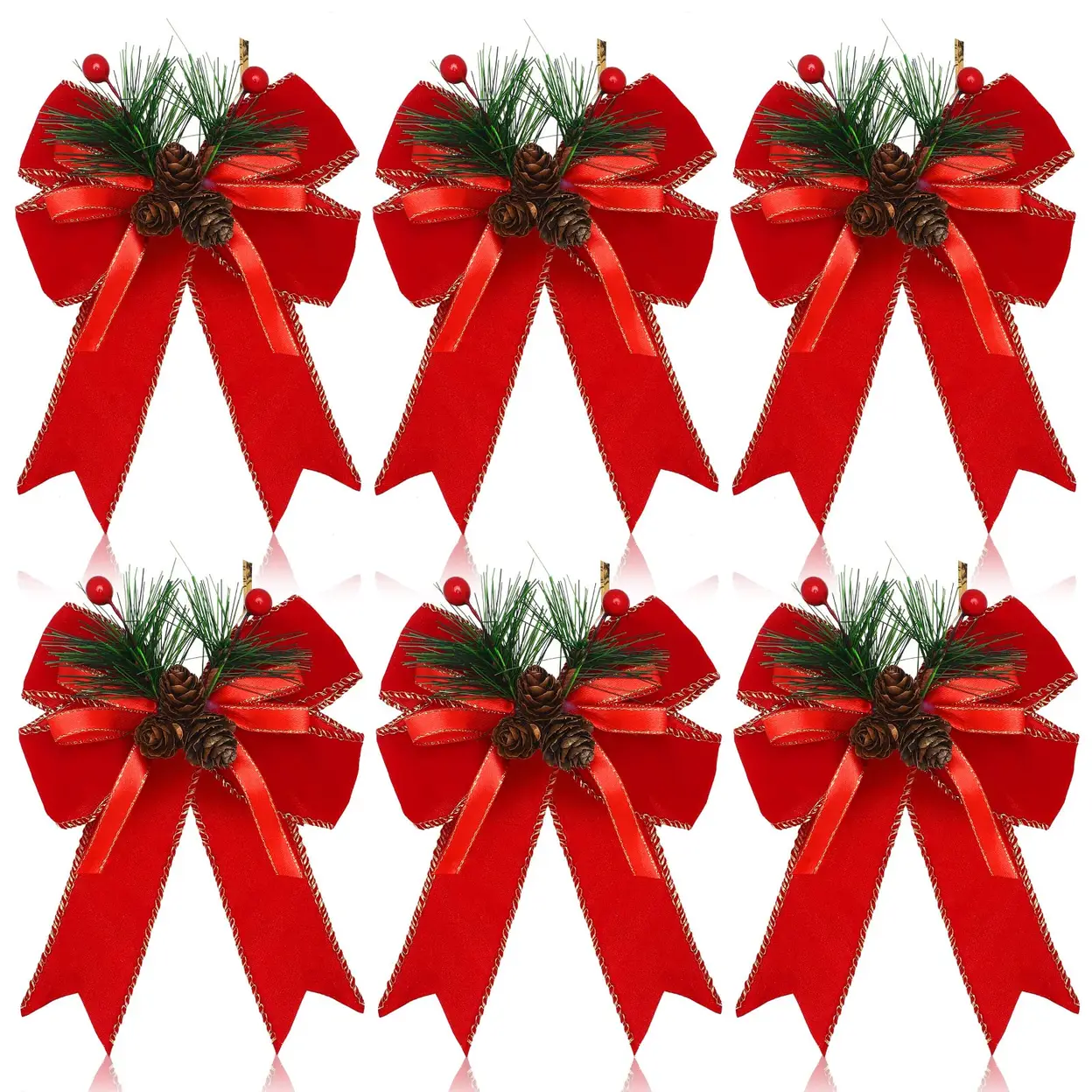 Weihnachtliches Band für festliche Deko