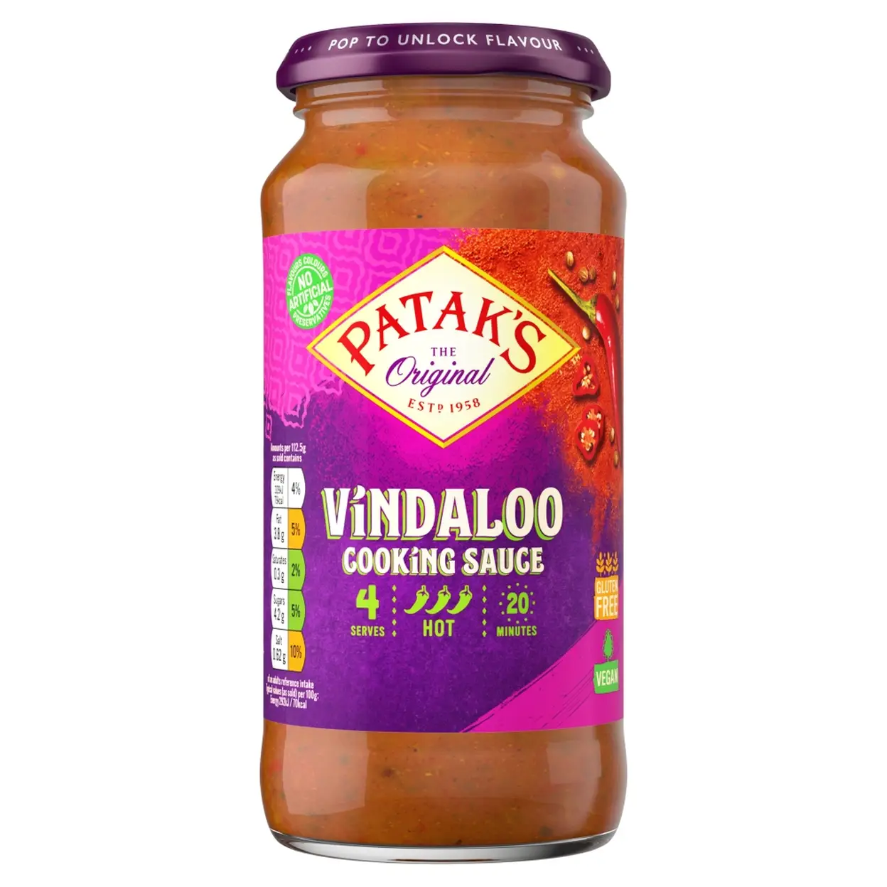 Patak's Vindaloo Sauce 450g | Meal Kits | Joybuy