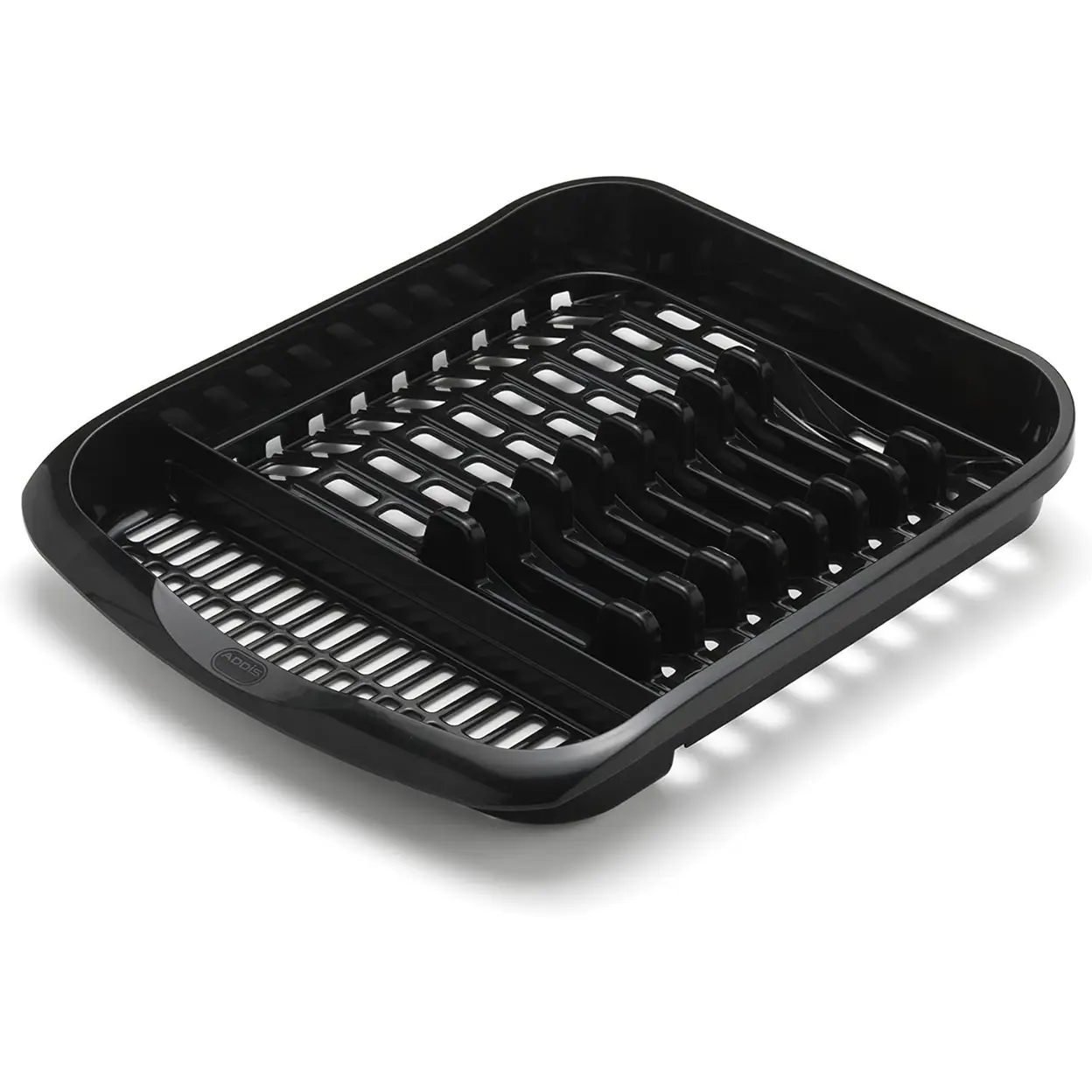 Dish Rack Addis Addis Plate Dish Draining Rack - Soft Black | Kitchen Storage | Joybuy