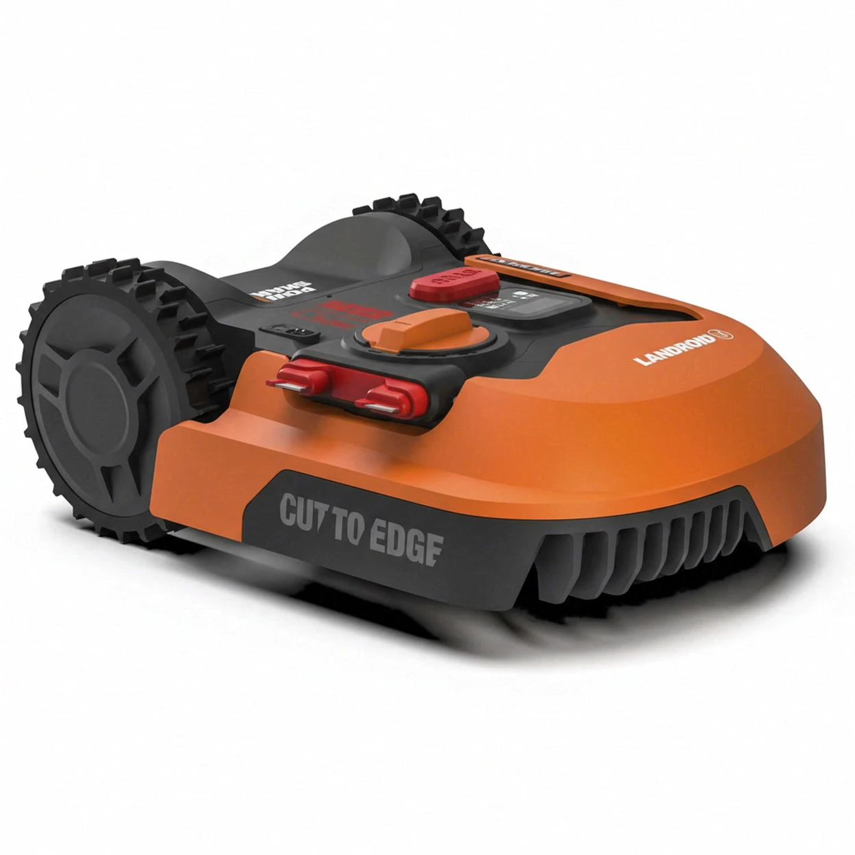 WORX Landroid WR142E Robot Tondeuse Intelligent, 700 m² Surf. Max 800 m², Installation Facile, Configurable, Pente 35 %, Détecteur de Pluie, Coupe Proche des Bordures, Tonte Rapide