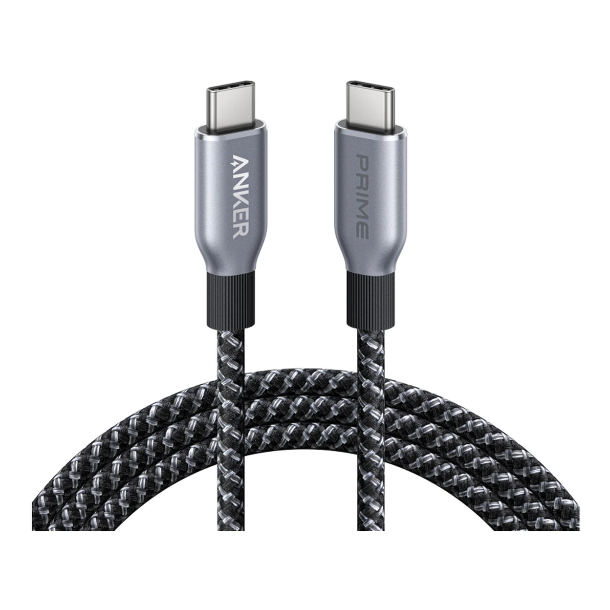 Anker Prime Câble USB-C vers USB-C tressé recyclé, 240 W, 180 cm