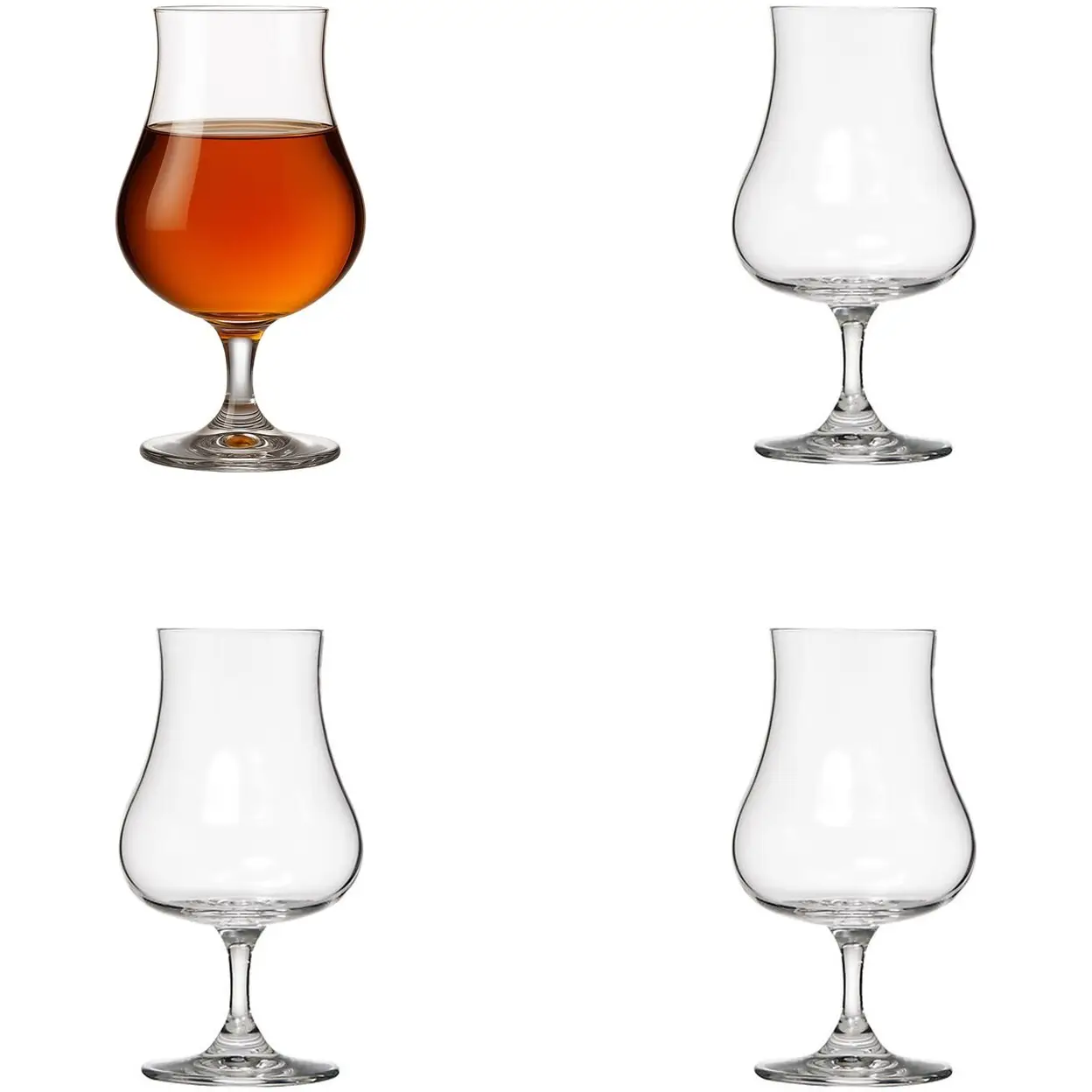 Secret de Gourmet Likörgläser-Set aus Glas - 220 ml, 4er-Set, transparent | Glaswaren