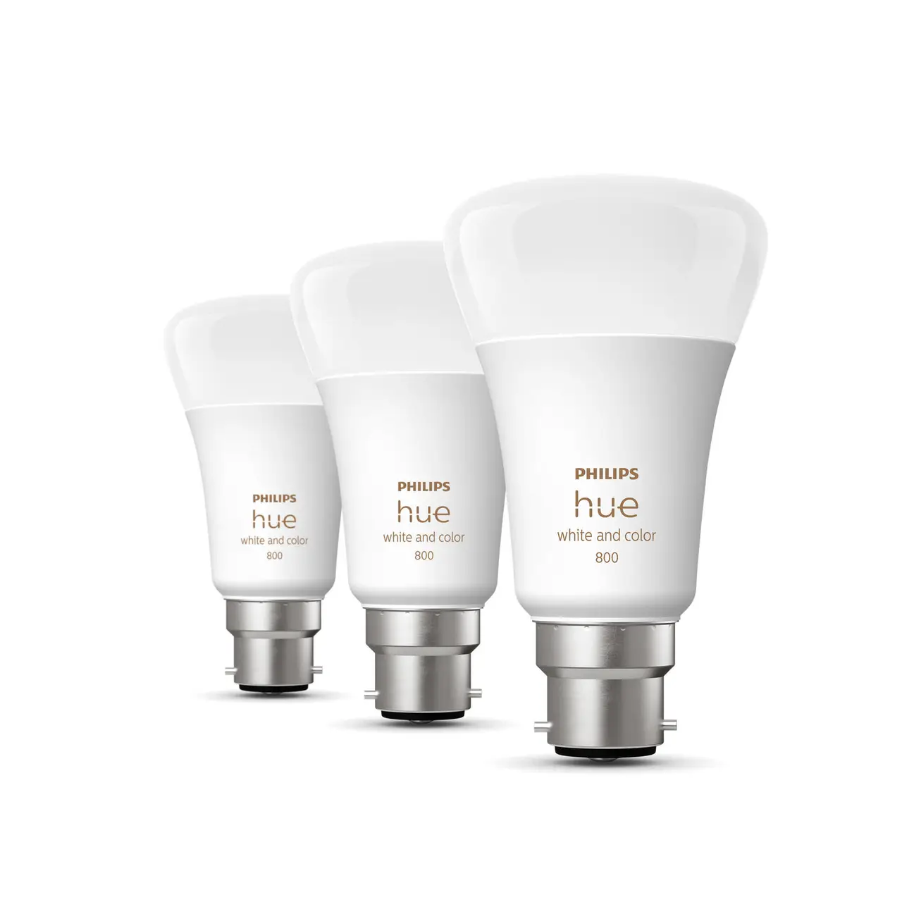 Philips Hue 800 B22 Colour Spotlight Triple Pack | Joybuy