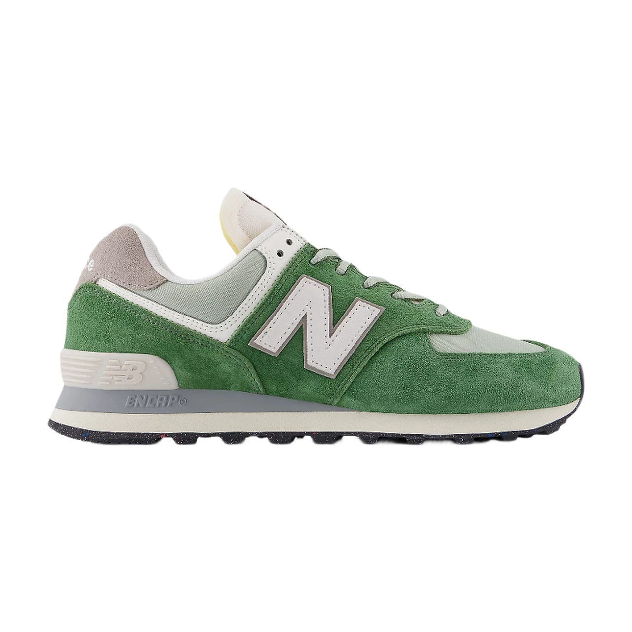 Snak With New Balance 574 Green Garter Snake Trainers