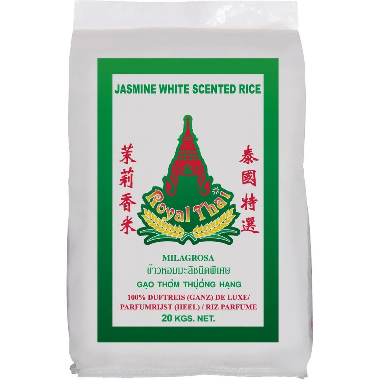 L'authenticité du Riz Jasmin Royal Thai 20 kg