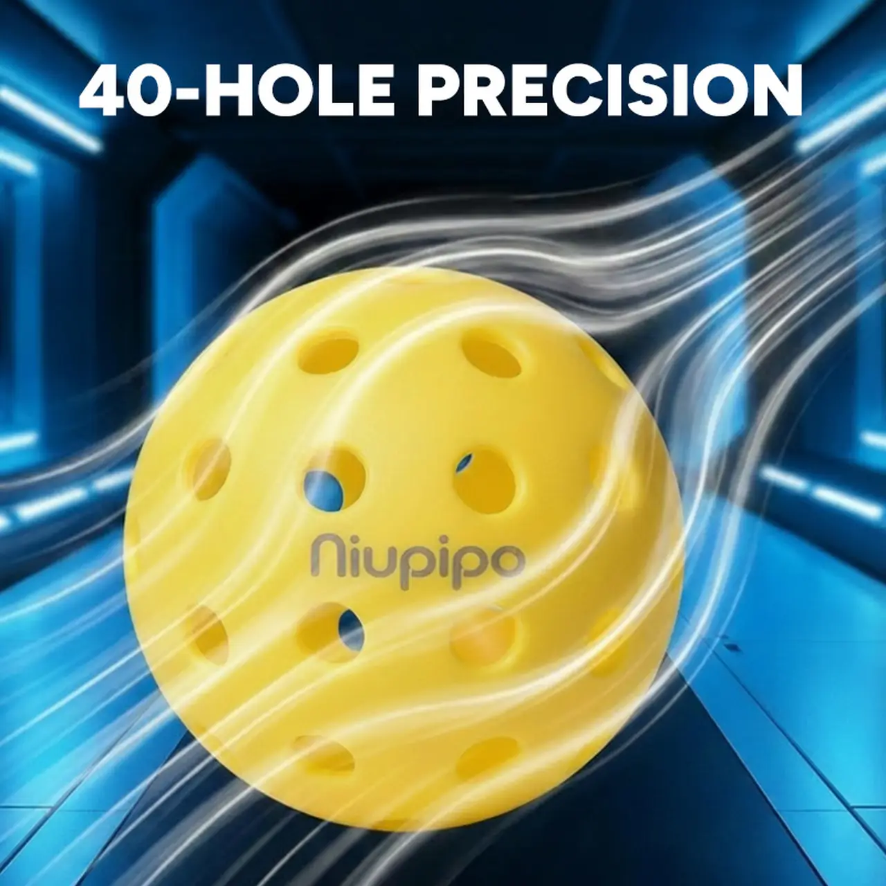 Meremee Outdoor-Pickleballs – 40-Loch-Präzisionsdesign, Rissfest, Leuchtendes Grün – 3er- Oder 12er-Pack Mit Praktischer Tasche