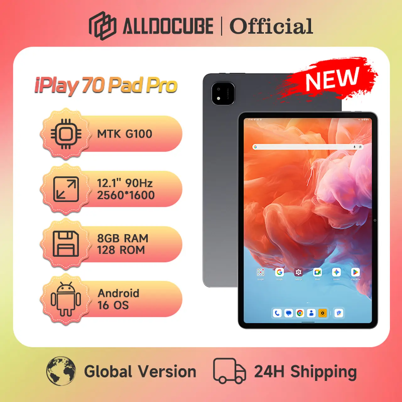 Alldocube iPlay 70 Pad Pro 12.1in Tablet, 128GB | Joybuy