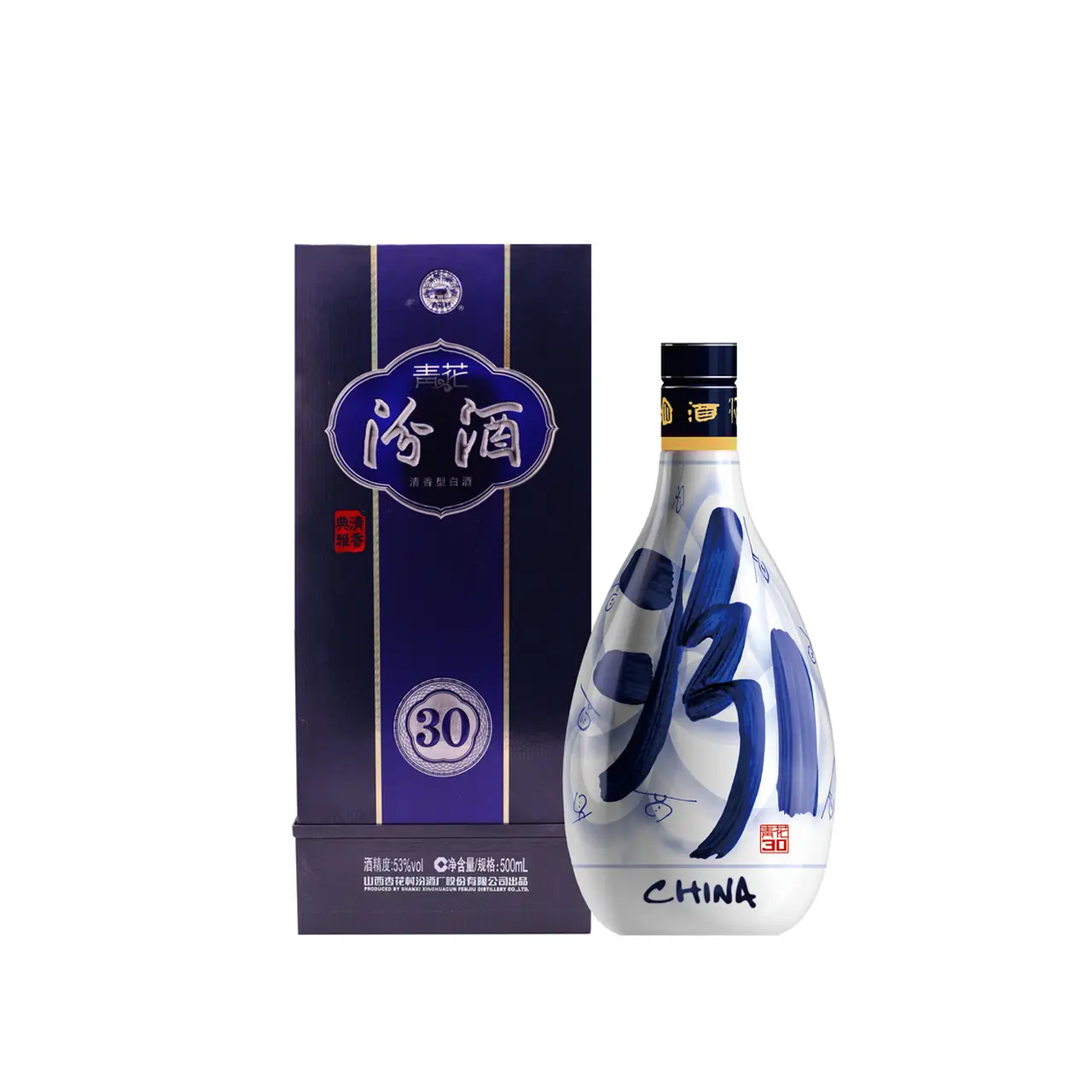 青花汾酒30年500ml 53度｜清香型白酒推荐| Joybuy