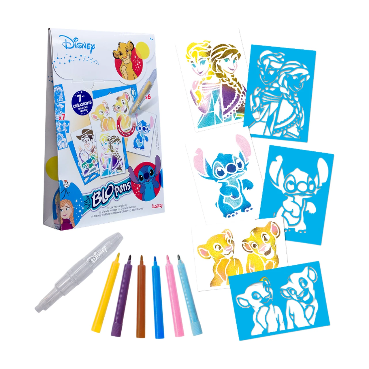 Less Plastic Chart Disney Heroes BLO PENs — Airbrush Crafts, Less Mess