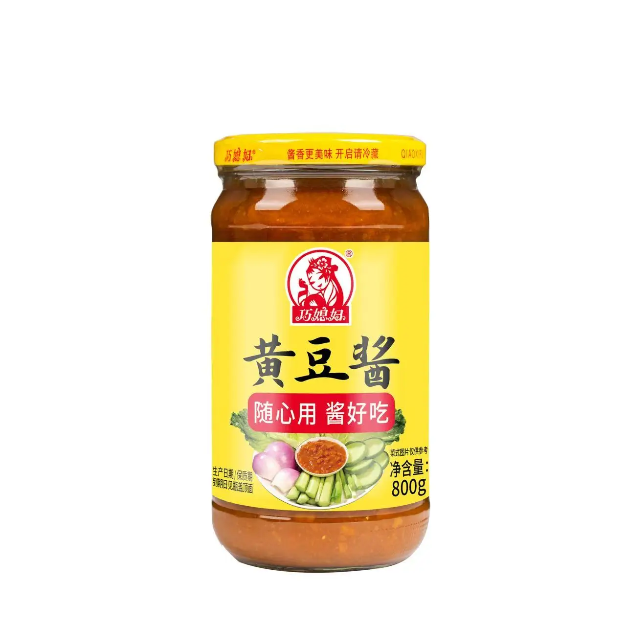 酱酱 巧媳妇原酿黄豆酱800g｜拌面炒菜蘸酱| Joybuy