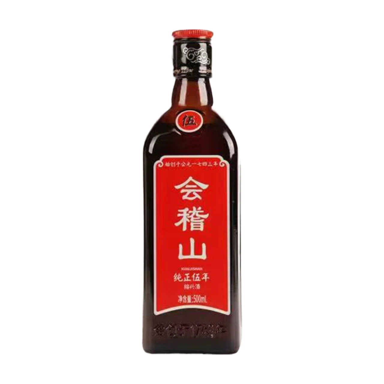 会稽山5年绍兴酒500ml｜温润黄酒佐餐调味| Joybuy