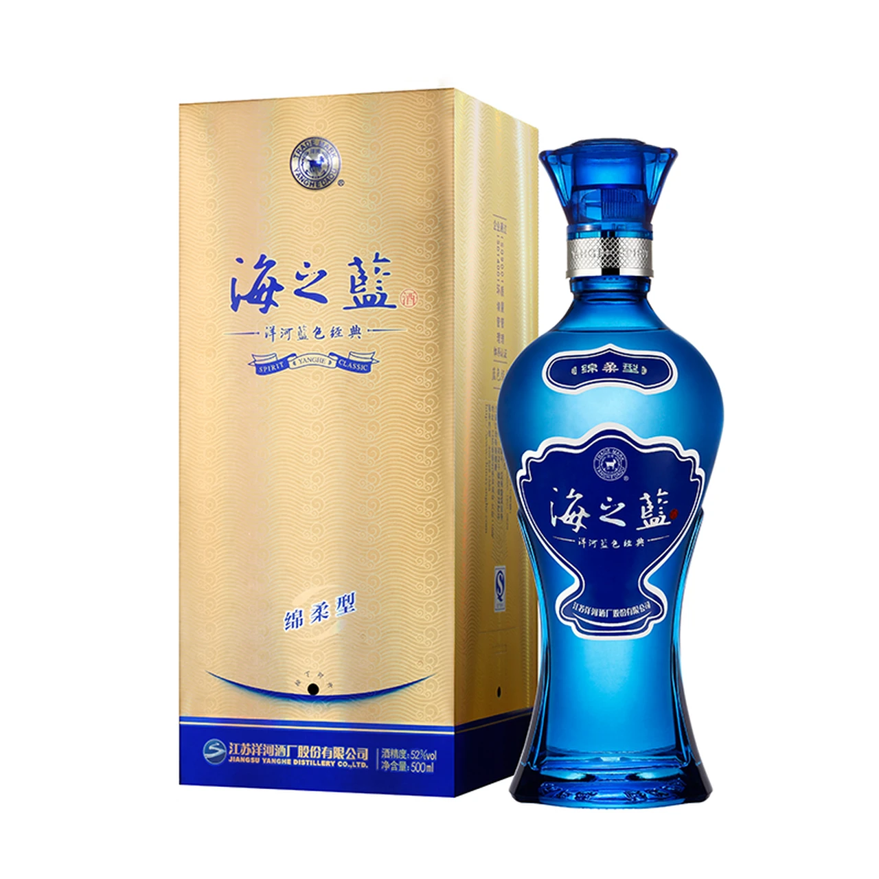 洋河海之蓝白酒500ml 52度｜中餐聚会与送礼之选| Joybuy