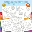 JoyCat Animal & Alphabet Series Paint with Water Colouring Book image 2