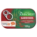 John West Sardines In Spicy Tomato Sauce 120g image 2