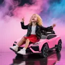 AIYAPLAY Licensed Lamborghini Electric Cars for Kids, 12V Battery Powered Ride On Car with Remote Control, Suspension, MP3, H image 7