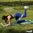 Capelli Sport 3PK Loop Resistance Band - TPEcircumference 84cm  Light/Medium/Heavy Resistance， durable resistance，No smell， Soft Touch，Excellent stretchability image 4