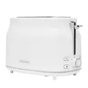 Haden York 2 Slice Toaster, Extra-Wide Slots, Coated Stainless Steel, White - 211255 image 1