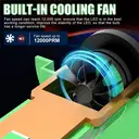 Bullvision :H7 Bulbs, 1:1 Size H7 Lights Bulb No Adapter Required 6000K White Fog Light, 10000LM Brighter  Plug and Play, Pack of 2 image 8